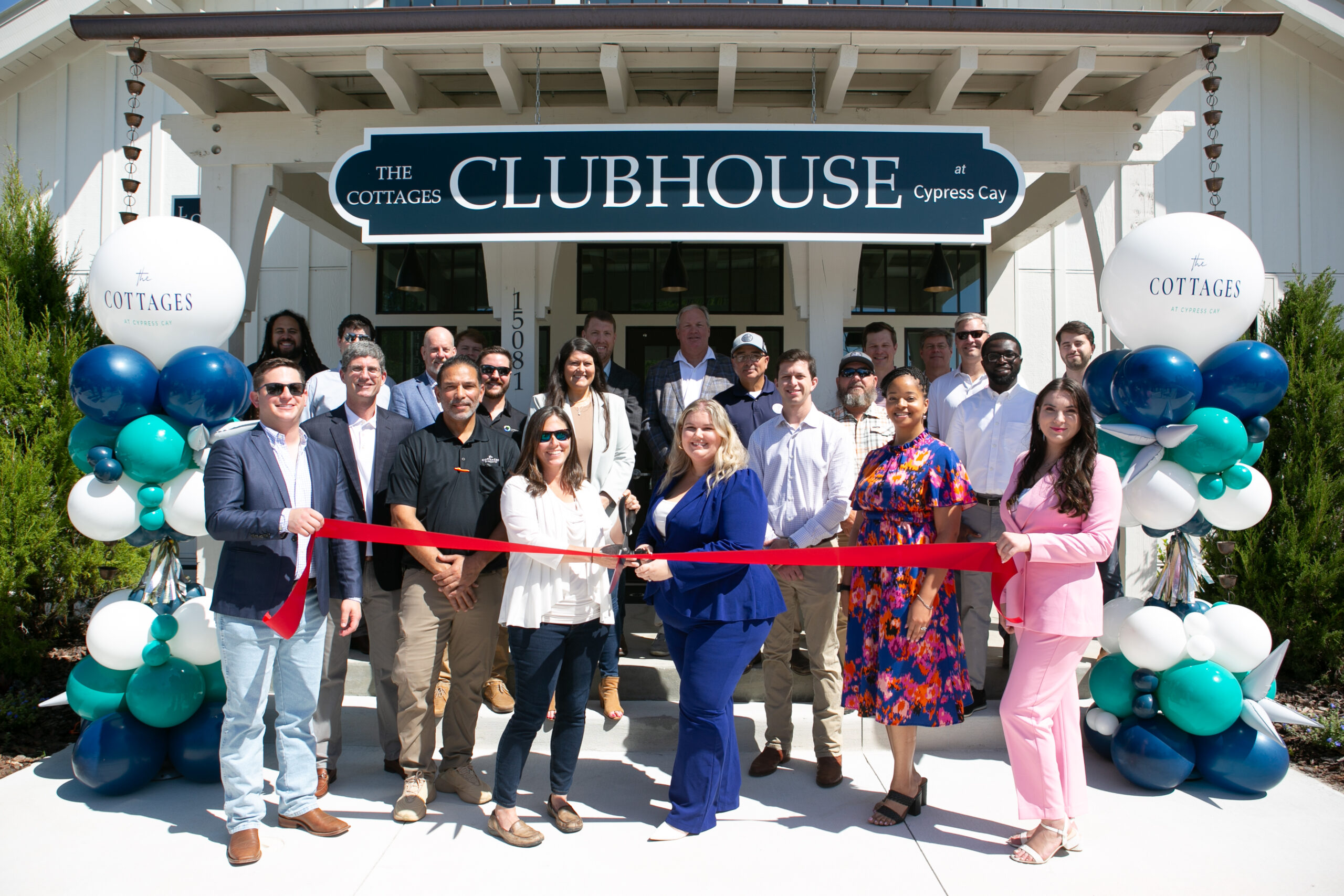 Capstone Communities Cuts Ribbon at The Cottages at Cypress Cay